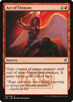 Act of Treason card from Masters 25