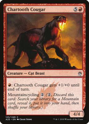Chartooth Cougar card from Masters 25