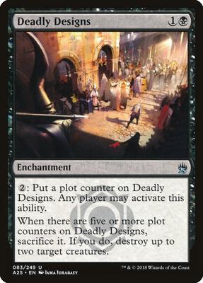 Deadly Designs card from Masters 25