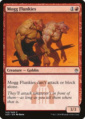 Mogg Flunkies card from Masters 25