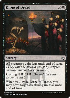 Dirge of Dread card from Masters 25