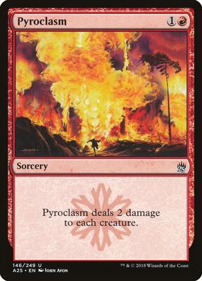 Pyroclasm card from Masters 25