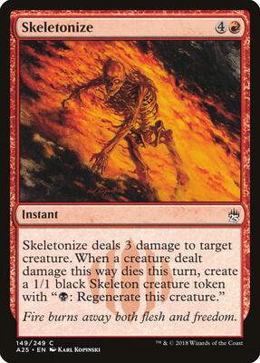 Skeletonize card from Masters 25
