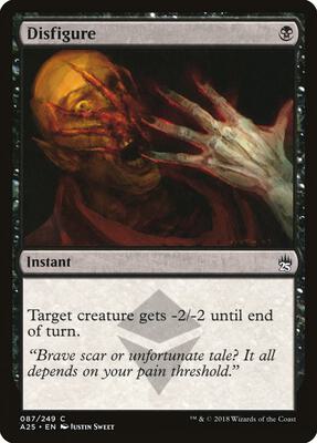 Disfigure card from Masters 25