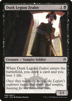 Dusk Legion Zealot card from Masters 25