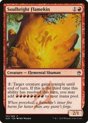 Soulbright Flamekin card from Masters 25