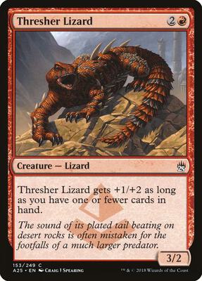 Thresher Lizard card from Masters 25