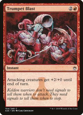 Trumpet Blast card from Masters 25