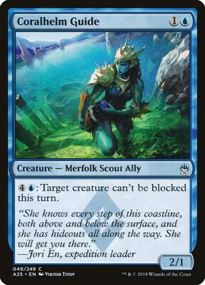Coralhelm Guide card from Masters 25