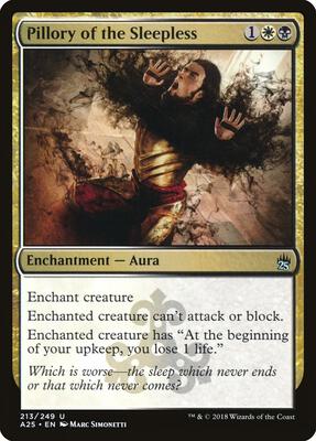 Pillory of the Sleepless card from Masters 25