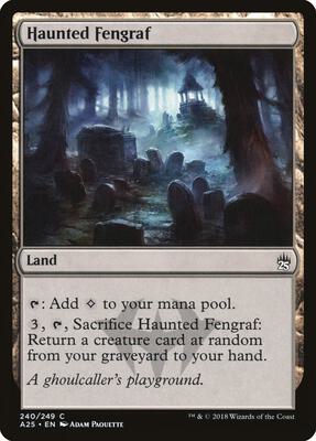 Haunted Fengraf card from Masters 25