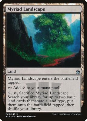 Myriad Landscape card from Masters 25