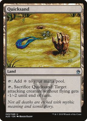 Quicksand card from Masters 25