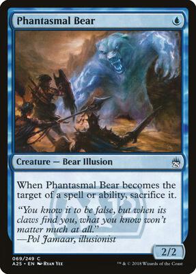Phantasmal Bear card from Masters 25