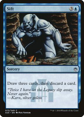 Sift card from Masters 25