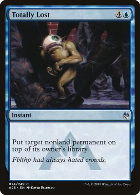 Totally Lost card from Masters 25