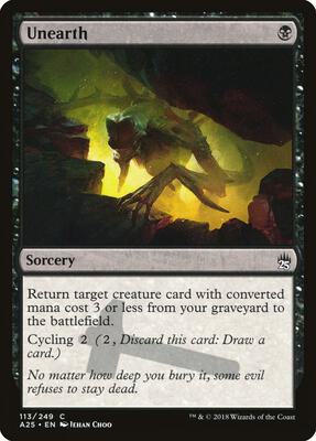 Unearth card from Masters 25