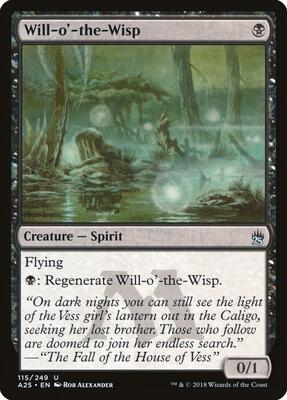 Will-o'-the-Wisp card from Masters 25