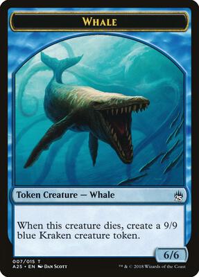 Whale Token (007) card from Masters 25