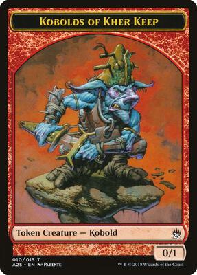 Kobolds of Kher Keep Token (010) card from Masters 25