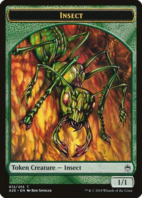 Insect Token (012) card from Masters 25