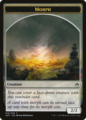 Morph Token (015) card from Masters 25