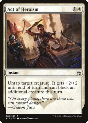 Act of Heroism card from Masters 25