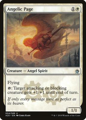 Angelic Page card from Masters 25