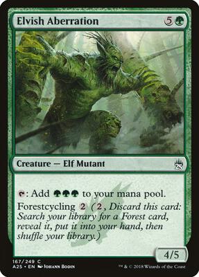 Elvish Aberration card from Masters 25