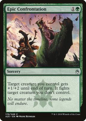 Epic Confrontation card from Masters 25