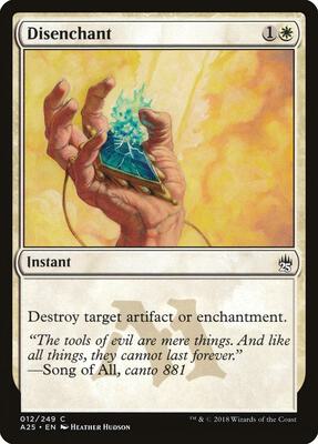 Disenchant card from Masters 25