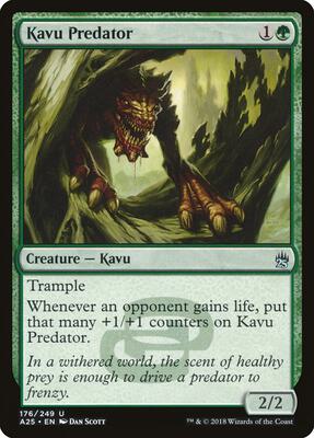 Kavu Predator card from Masters 25