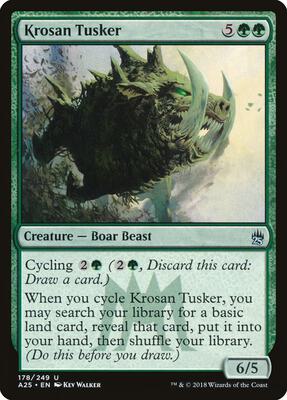 Krosan Tusker card from Masters 25
