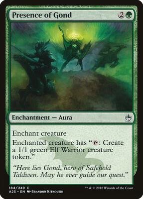 Presence of Gond card from Masters 25