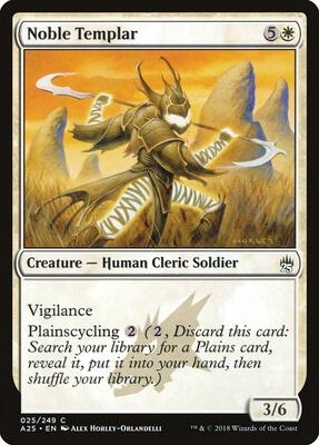Noble Templar card from Masters 25