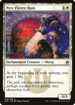 Nyx-Fleece Ram card from Masters 25