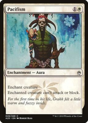 Pacifism card from Masters 25