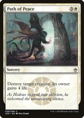 Path of Peace card from Masters 25