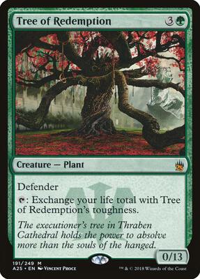 Tree of Redemption card from Masters 25