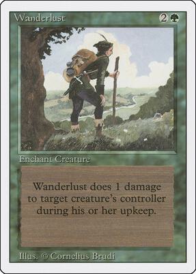 Wanderlust card from Revised Edition
