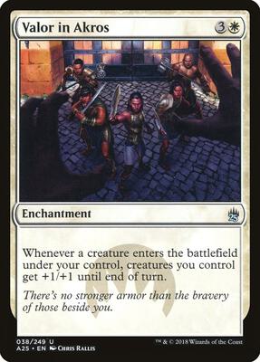Valor in Akros card from Masters 25