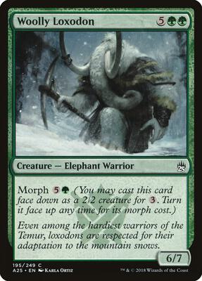 Woolly Loxodon card from Masters 25