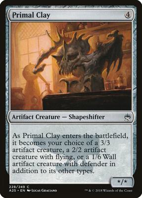 Primal Clay card from Masters 25