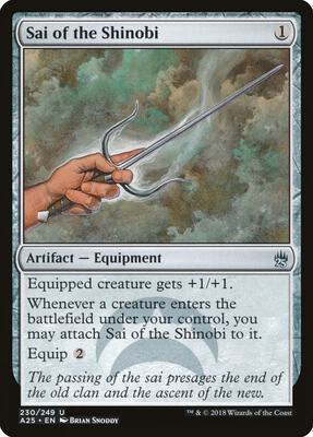Sai of the Shinobi card from Masters 25