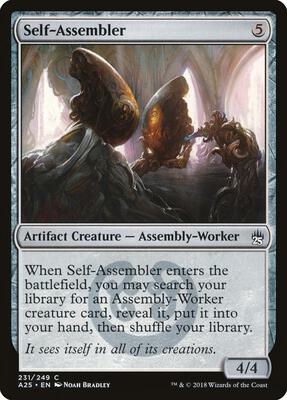 Self-Assembler card from Masters 25