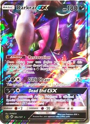 Darkrai GX - 88a/147 card from Alternate Art Promos