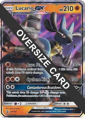 Lucario GX - SM100 card from Jumbo Cards