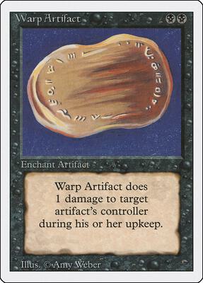 Warp Artifact card from Revised Edition