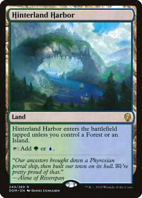 Hinterland Harbor card from Dominaria