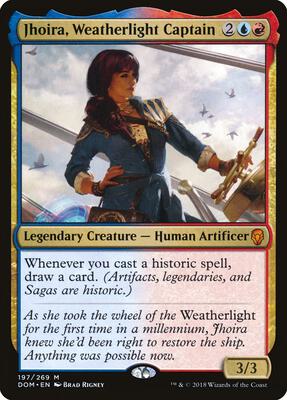 Jhoira, Weatherlight Captain card from Dominaria